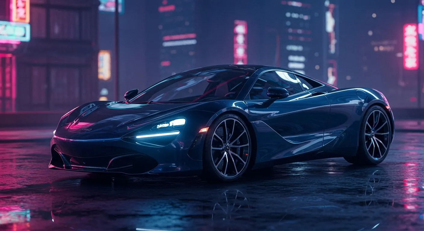 Master Craftsmanship - A close-up shot of skilled artisan working on luxury car interior details